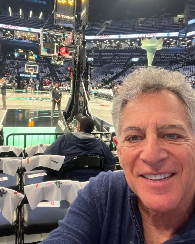 Bill Ritter at a sporting event