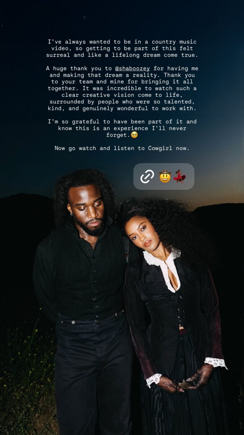 Ciara Miller and Shaboozey.