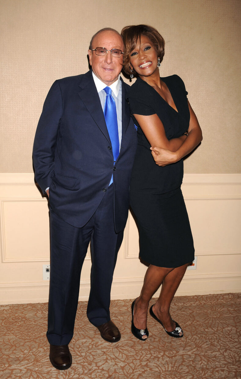 Clive Davis and Whitney Houston