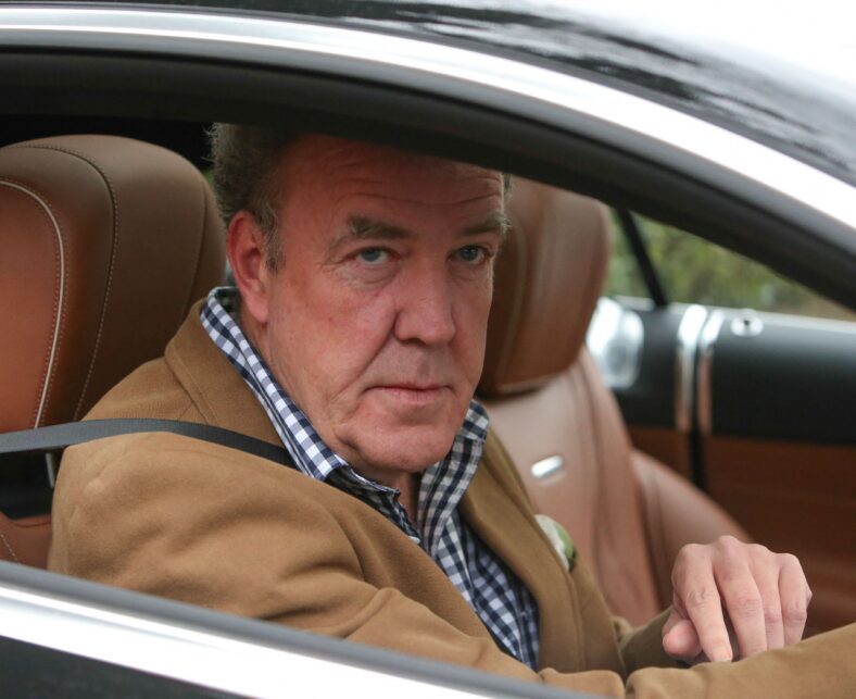 Jeremy Clarkson in a car