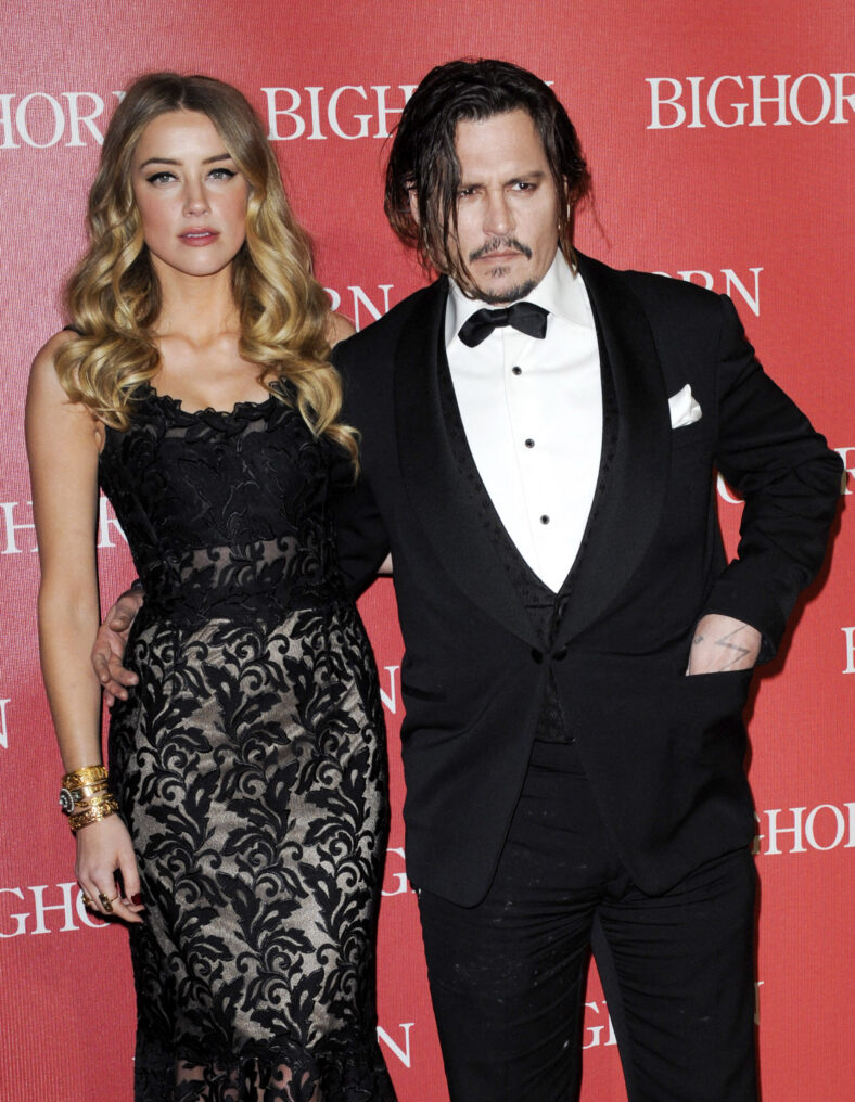 Amber Heard and Johnny Depp at 27th Annual Palm Springs International Film Festival Awards Gala - Arrivals