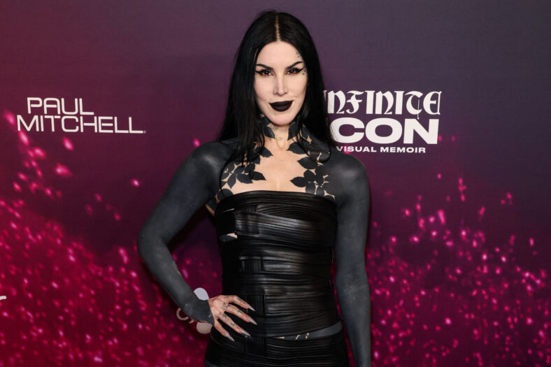 Kat Von D at Los Angeles World Premiere Of CJ 4DPLEX's 'Infinite Icon: A Visual Memoir'