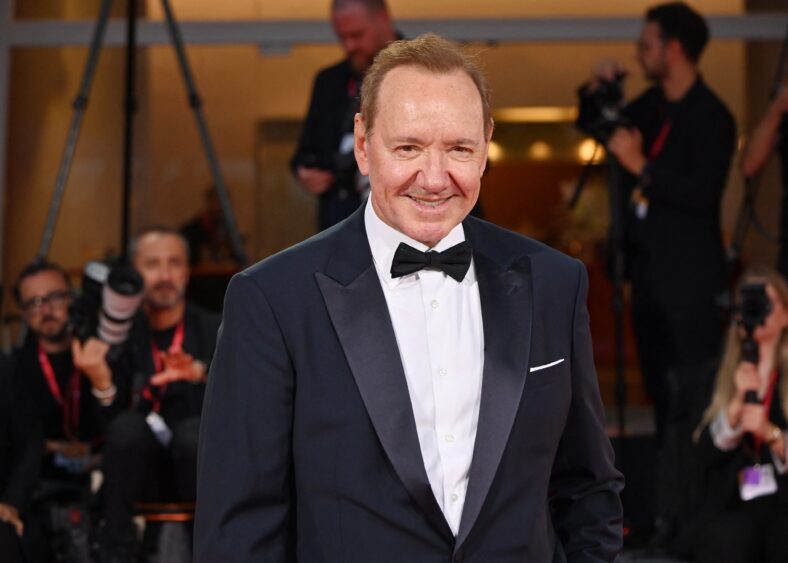 Kevin Spacey On The Red Carpet At The 2025 Venice International Film Festival