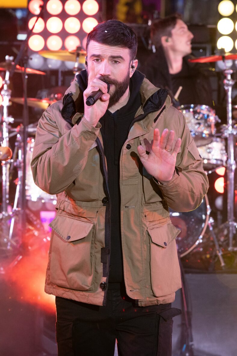 Sam Hunt at New Year's Eve in Times Square