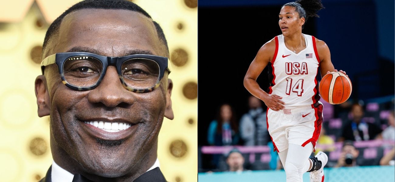 Shannon Sharpe derrota Alyssa Thomas em vez de Caitlin Clark. ausente