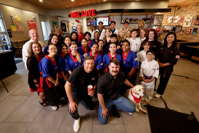 Chuck Norris' family, Todd Graves, and the Kickstart Kids
