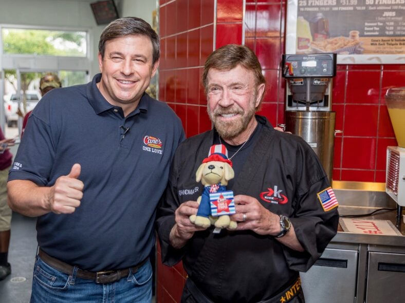 Todd Graves and Chuck Norris