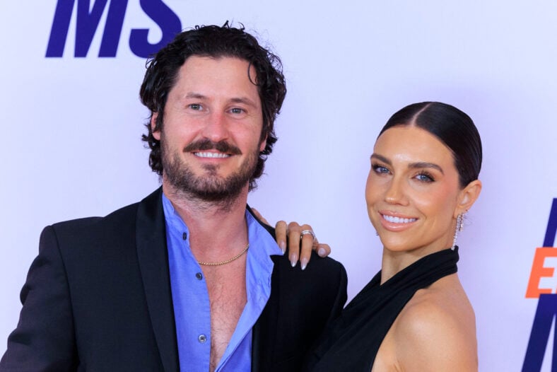 Val Chmerkovskiy and Jenna at 32nd Annual Race To Erase MS Gala - Arrivals
