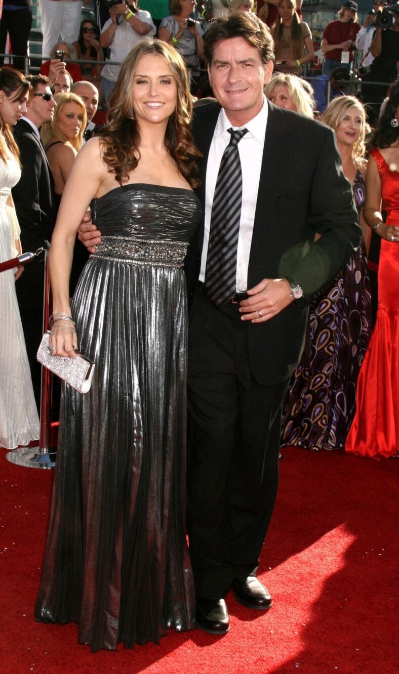 Charlie Sheen and Brooke Mueller