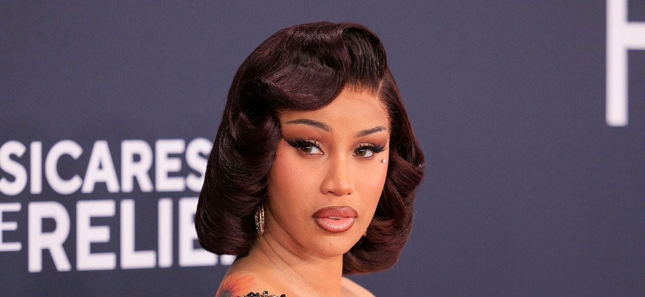 Cardi B Looking Snatched In Plunging Corset Top Is ‘Pressure’
