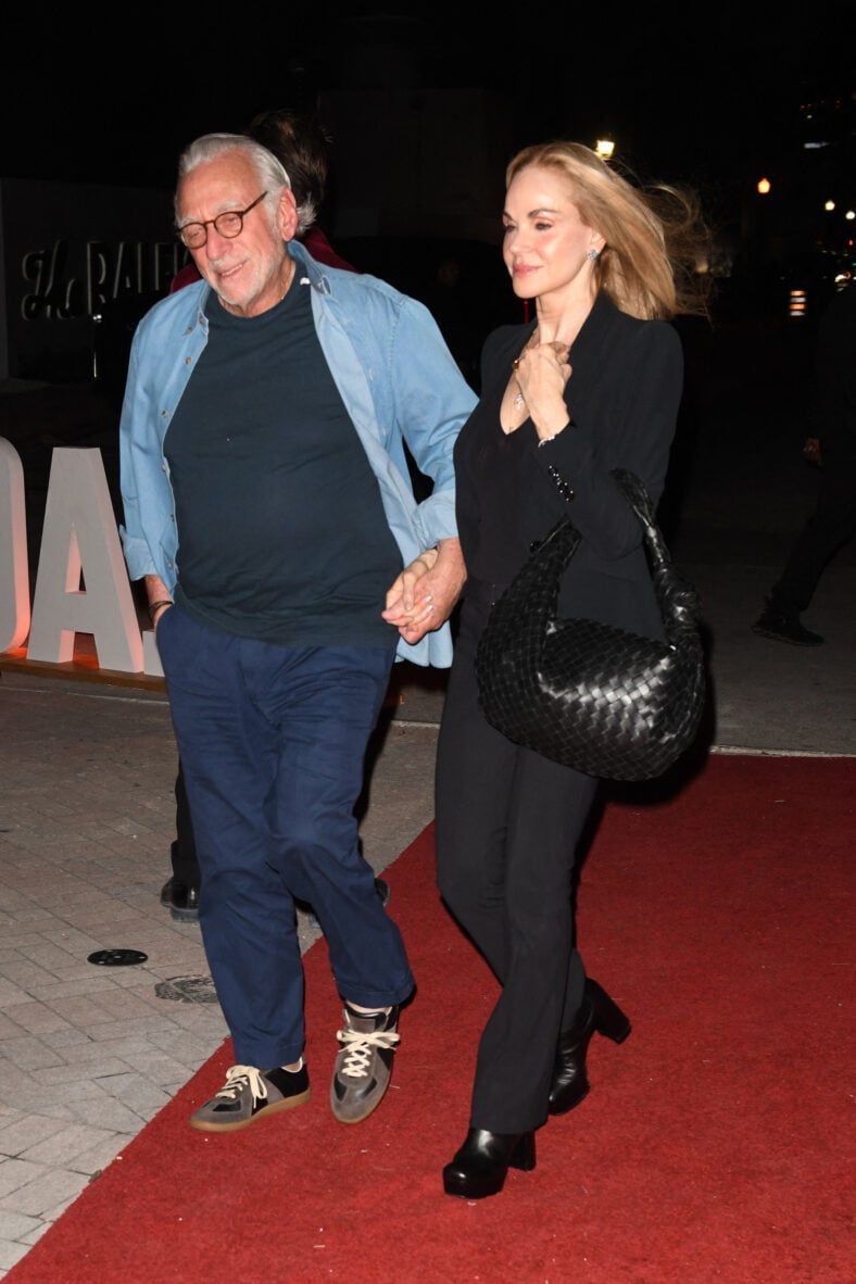 Nelson Peltz arrive to the final night of Carbone Beach in Miami