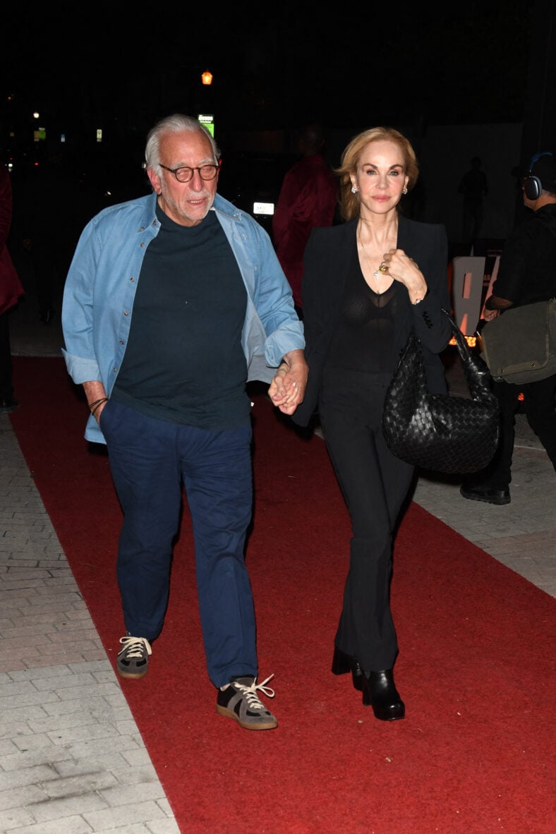 Nelson Peltz arrive to the final night of Carbone Beach in Miami