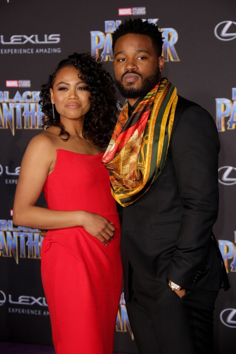 Celebrities attend the premiere of Disney's Black Panther at Dolby Theatre in Hollywood, California.
