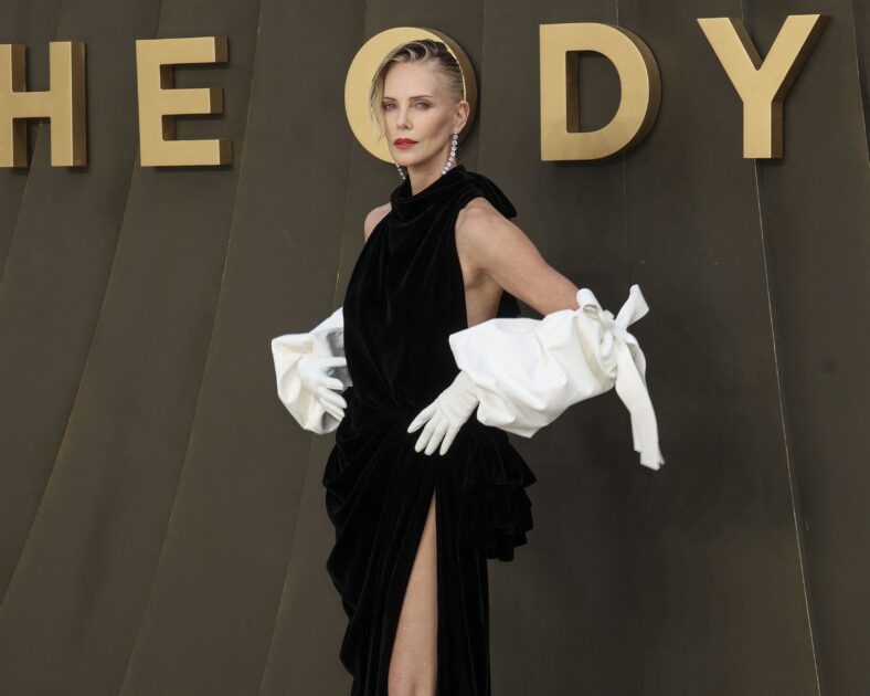 Charlize Theron at The Odyssey World Premiere At The Odeon Luxe In Leicester Square, London