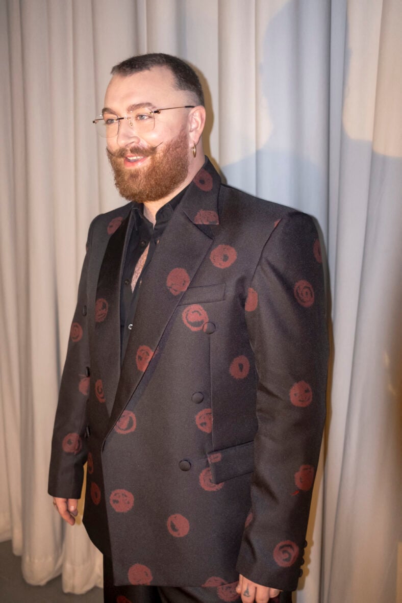 Sam Smith at Christian Cowan show in NYC, USA - 07 Feb 2025