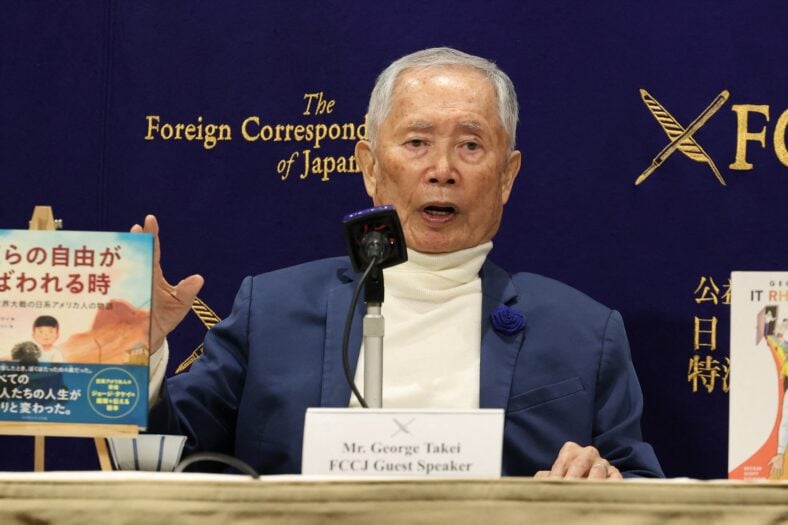Star Trek's George Takei Promotes His Book In Tokyo
