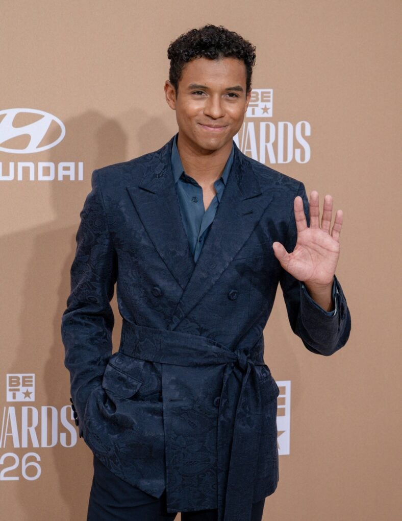 Jaafar Jackson on the red carpet