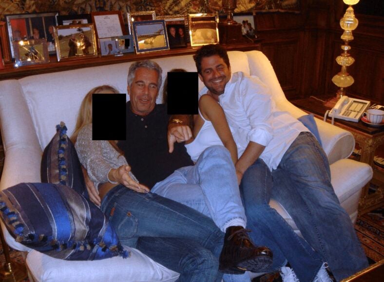 Jeffrey Epstein and "Rush Hour" director Brett Ratner are seen in these undated photo released by the U.S. Department of Justice