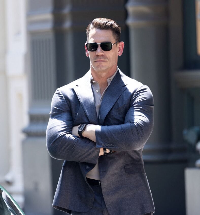 John Cena on set of "Little Brother" in NYC