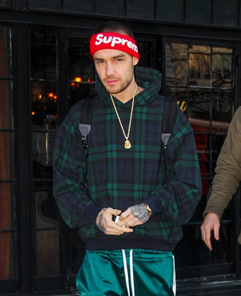 Late Singer from One Direction Liam Payne is stepping out of his hotel in New York City back in 2017