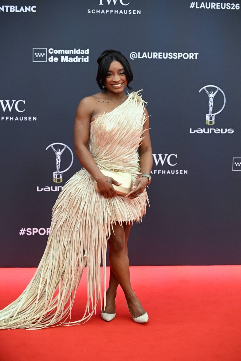 Simone Biles at Laureus World Sports Awards 2026