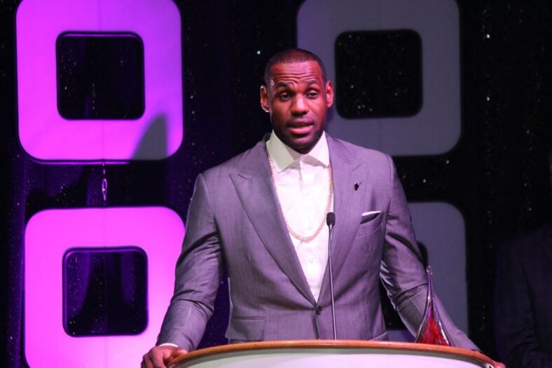 LeBron James speaking