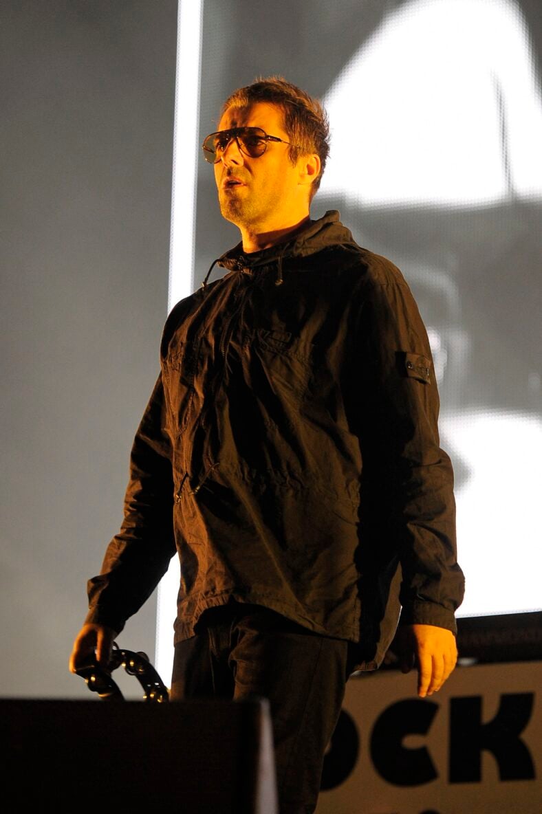 Liam Gallagher on stage