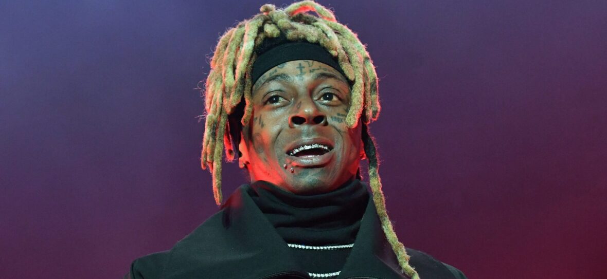 LIL WAYNE Grammy winner entertains the crowd at the Chartway Arena at Old Dominion University in Norfolk, Virginia