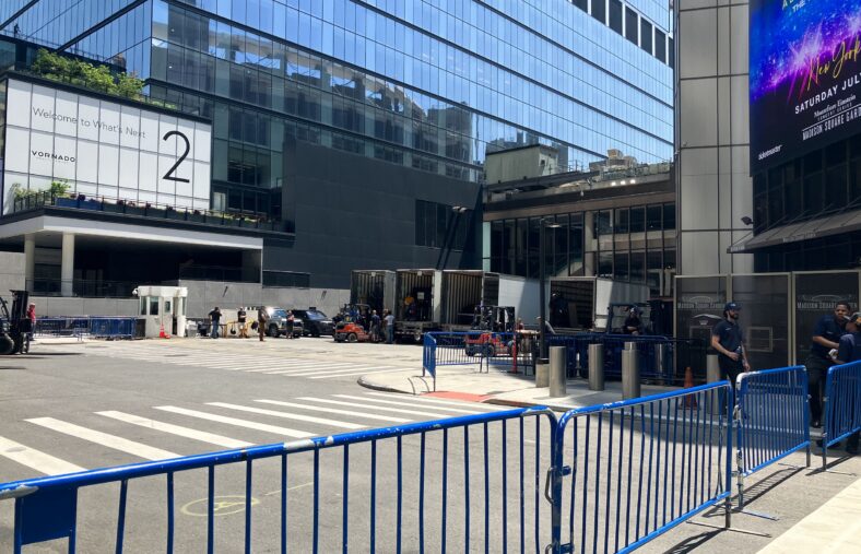 Madison Square Garden is Buzzing With Activity Before Taylor Swift Wedding