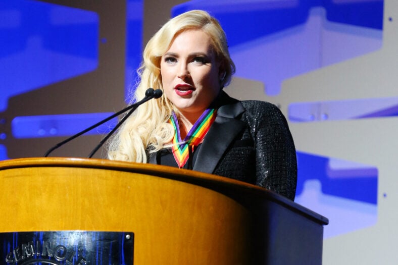 Meghan McCain receives the Lilla Watson Medal during the Diversity Honors dinner