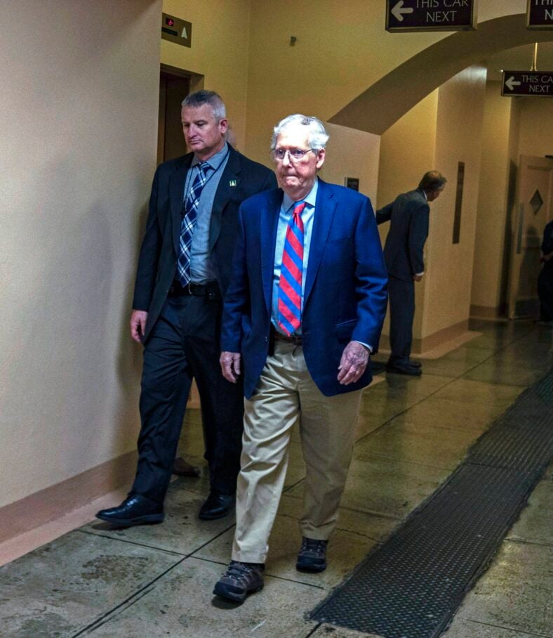 Mitch McConnell In US Capitol