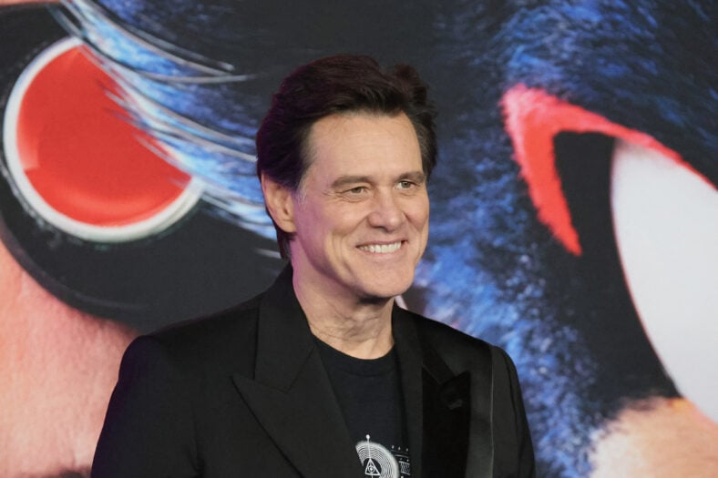 Jim Carrey at Premiere of Sonic The Hedgehog 3