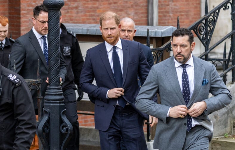 Prince Harry Leaves High Court In London