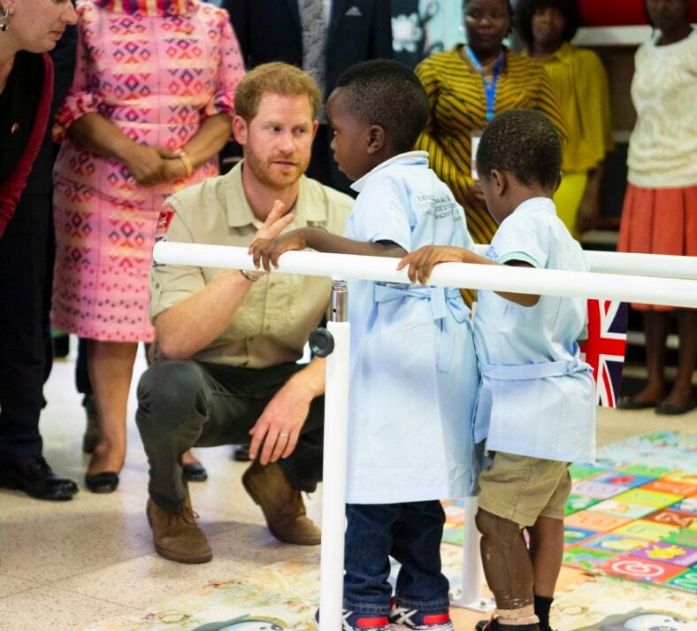Prince Harry visits Angola