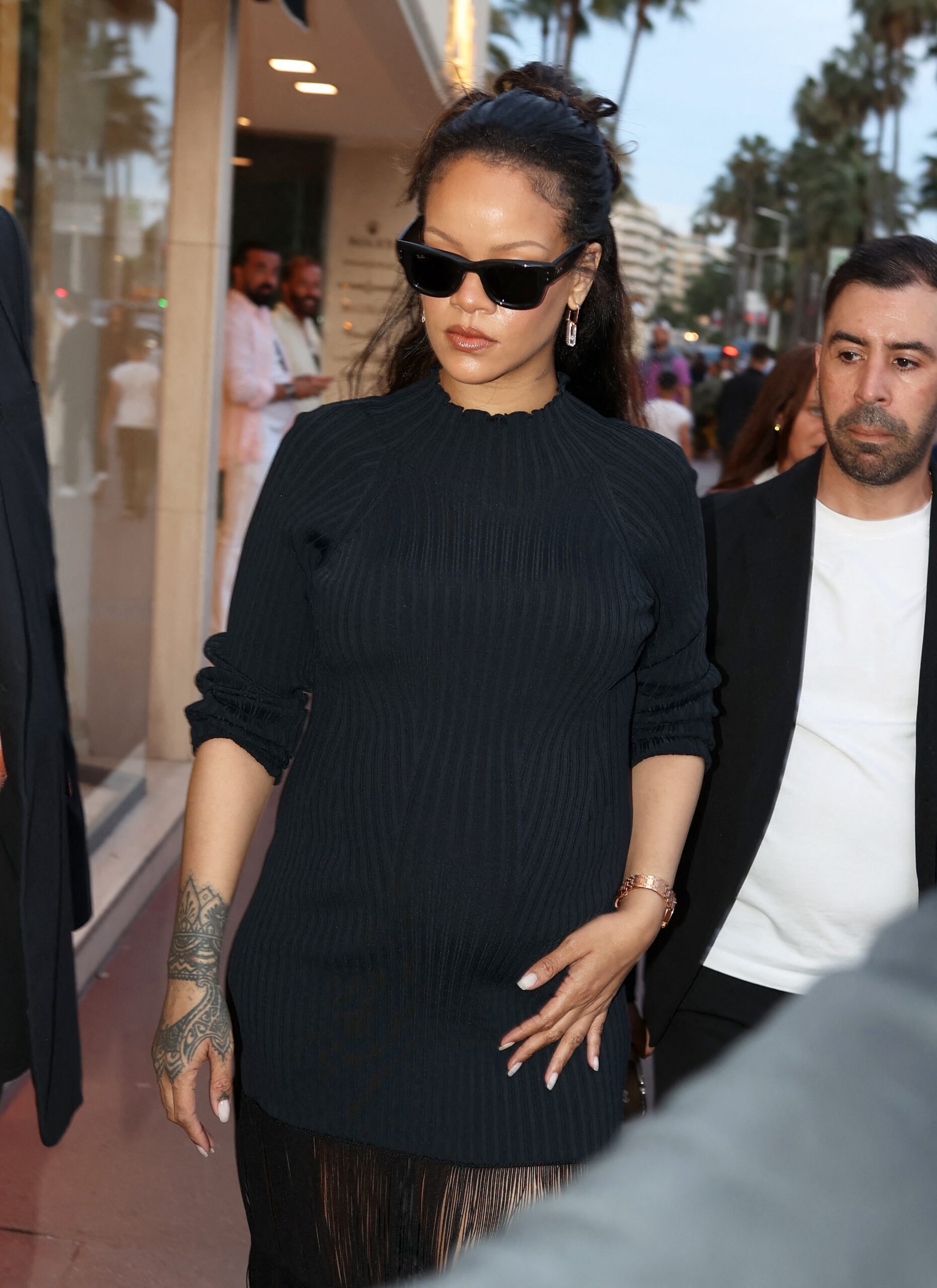 Rihanna Returns Home To Barbados For Cricket Legend Funeral
