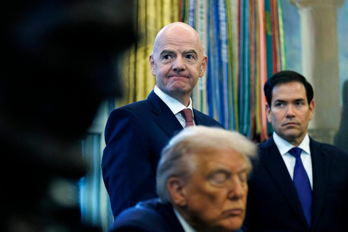 Trump FIFA Task Force Meeting In The Oval Office