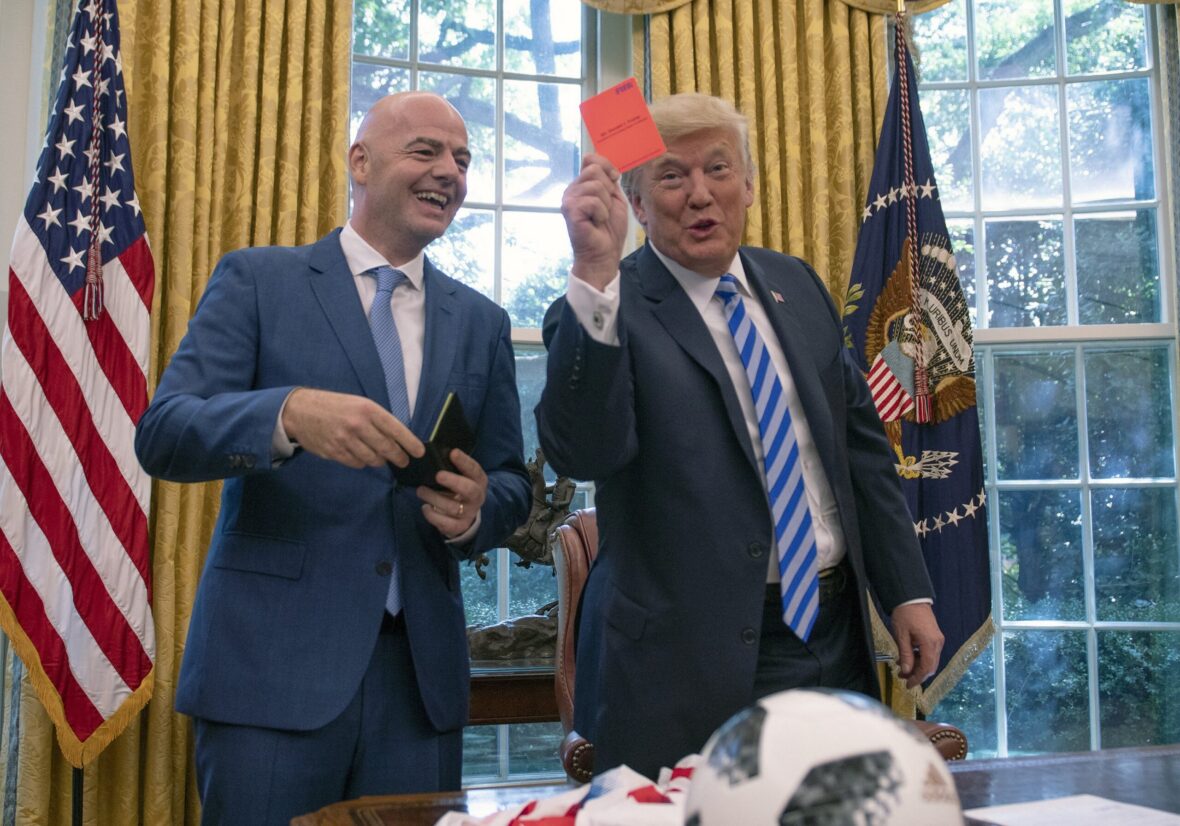 Trump Meets Infantino of FIFA