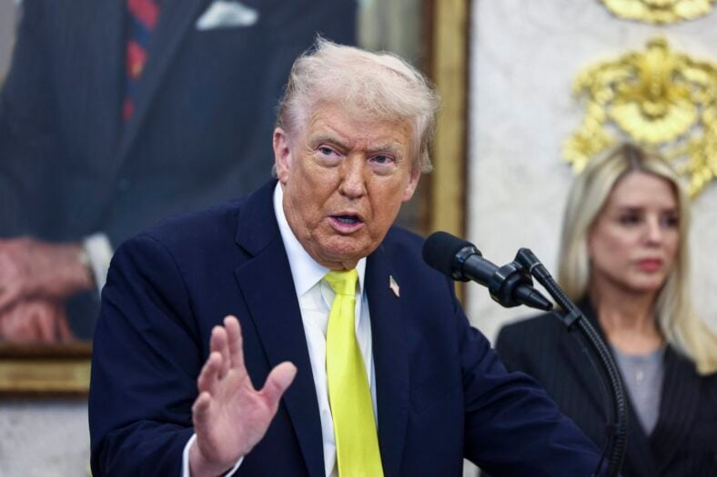 Donald Trump speaking