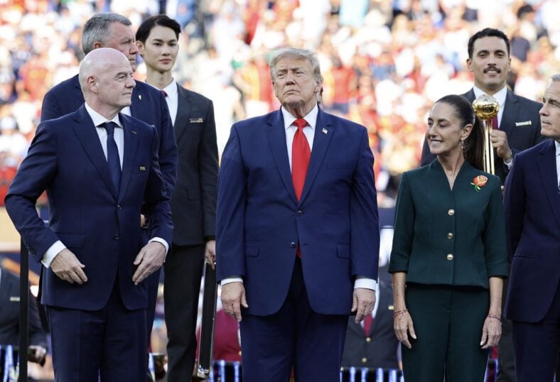 Donald Trump at the FIFA World Cup 2026 final 