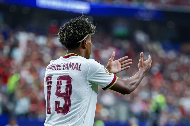 Lamine Yamal representing Spain