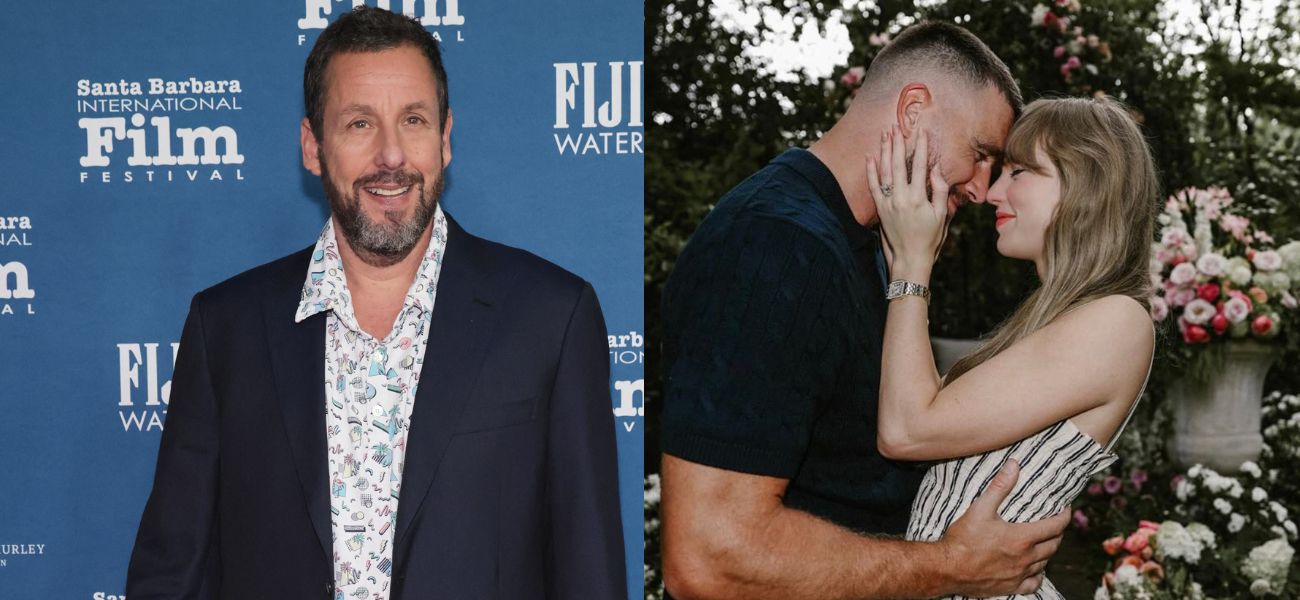 O papel chocante de Adam Sandler no casamento de Taylor Swift