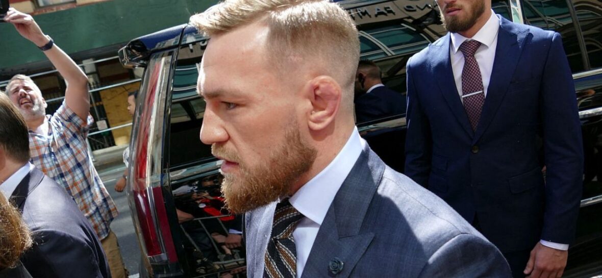 Conor McGregor creates media storm outside NY courthouse