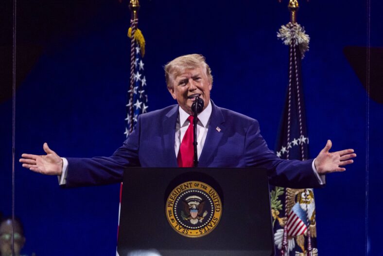 Trump Speaks At Salute To America 250 Celebration On The National Mall