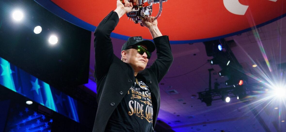 Elon Musk at Conference CPAC 2025