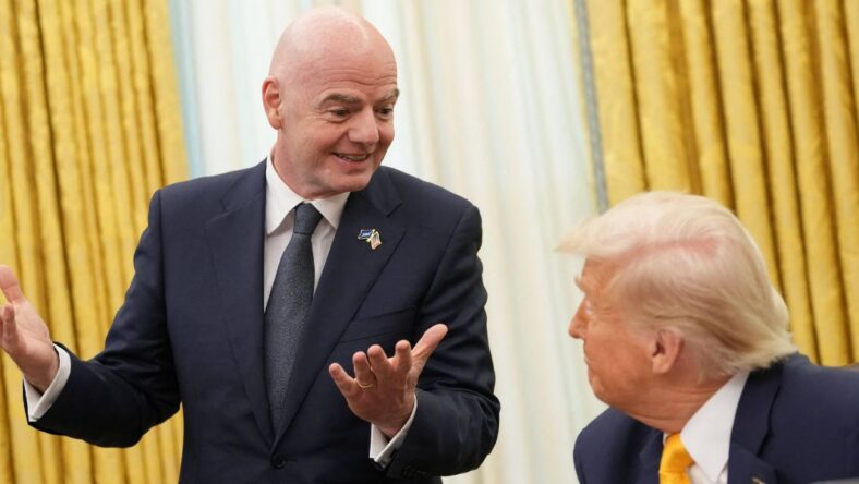 FIFA President Gianni Infantino Under Fire Over Trump World Cup Role
