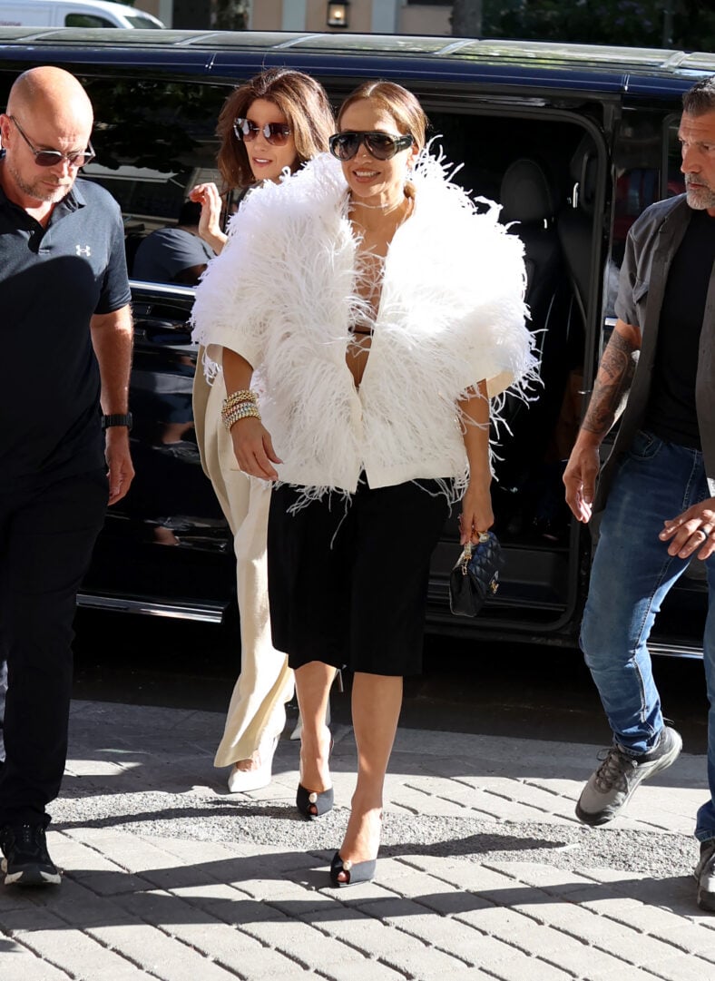 Jennifer Lopez is seen out and about in Paris