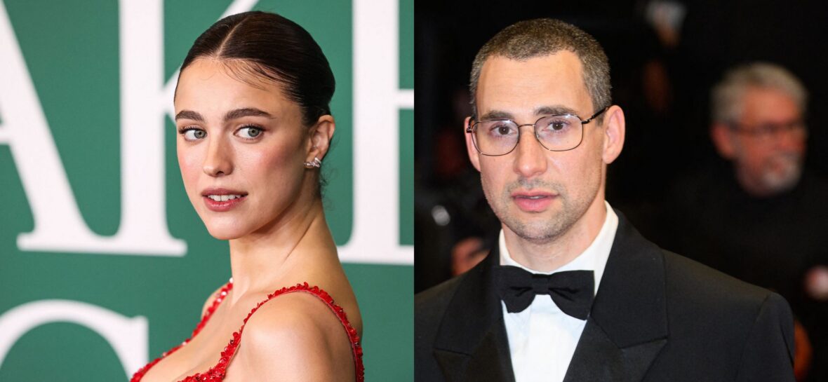 Margaret Qualley, Jack Antonoff photo collage