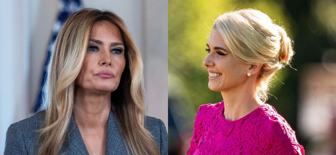 Melania Trump, Natalie Harp photo collage