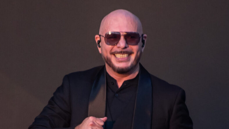 Pitbull Sets Guinness World Record For Largest Bald Cap Gathering