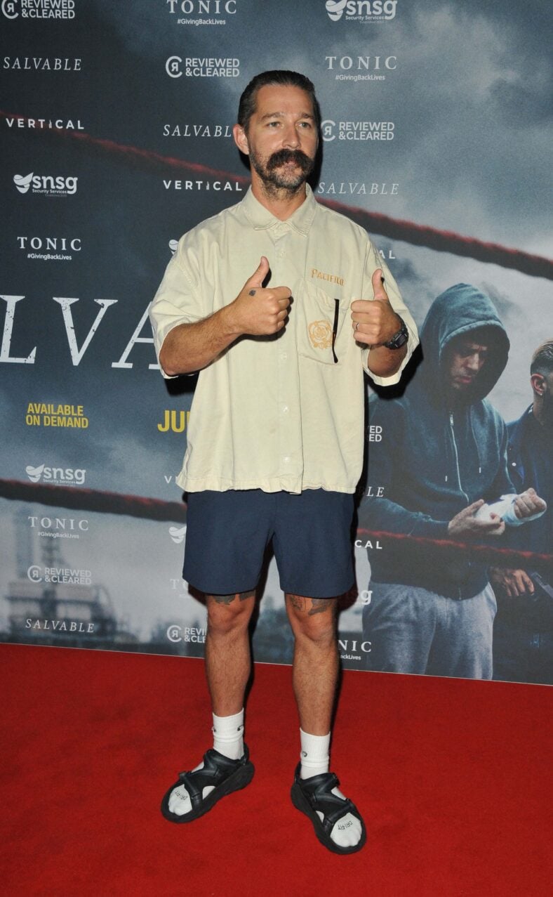 Shia LaBeouf UK film premiere, London